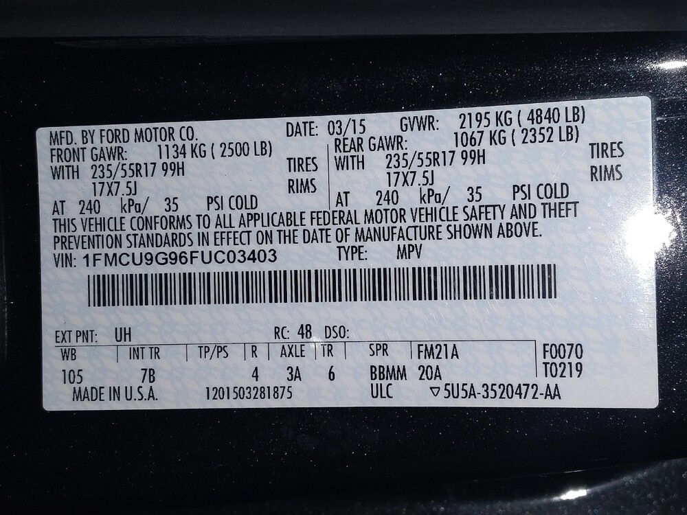 2015 Ford Escape in Hialeah, FL 33014 - 18118582 33
