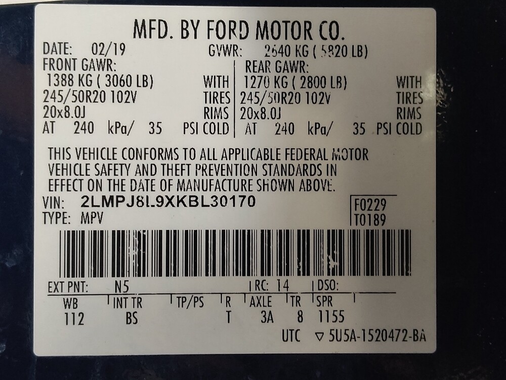 2019 Lincoln Nautilus in Hialeah, FL 33014 - 18118585 33