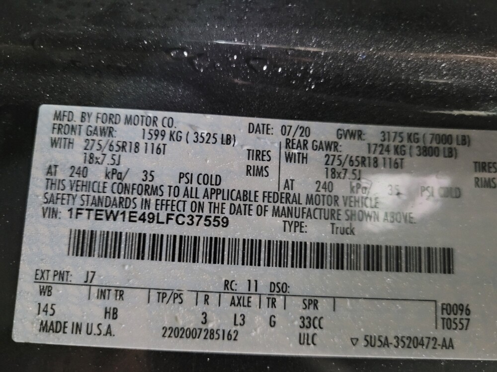 2020 Ford F150 in Temple Hills, MD 20746 - 18118637 33