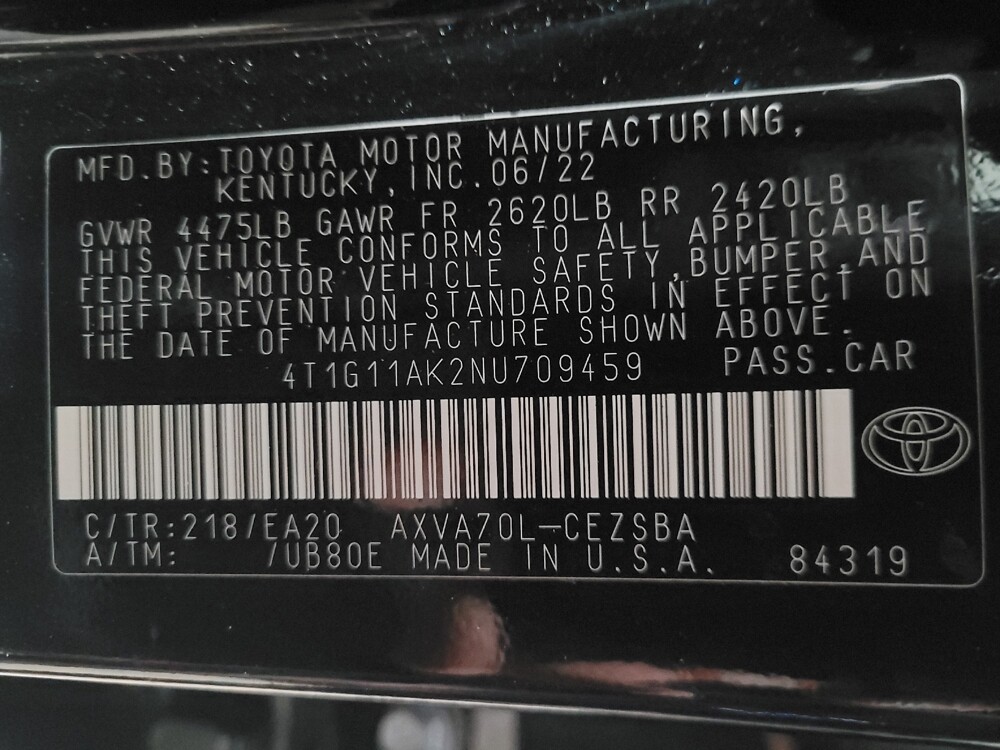 2022 Toyota Camry in Langhorne, PA 19047 - 18118638 33