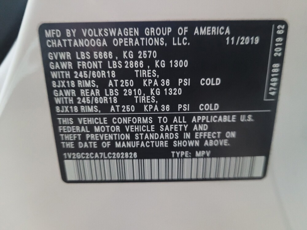 2020 Volkswagen Atlas in Temple Hills, MD 20746 - 18118643 33