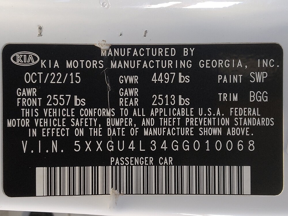 2016 Kia Optima in Hialeah, FL 33014 - 18118673 33