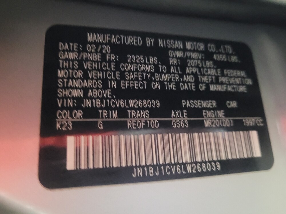 2020 Nissan Rogue Sport in Union City, GA 30291 - 18118682 33