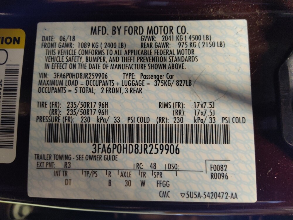 2018 Ford Fusion in Phoenix, AZ 85015 - 18118701 33