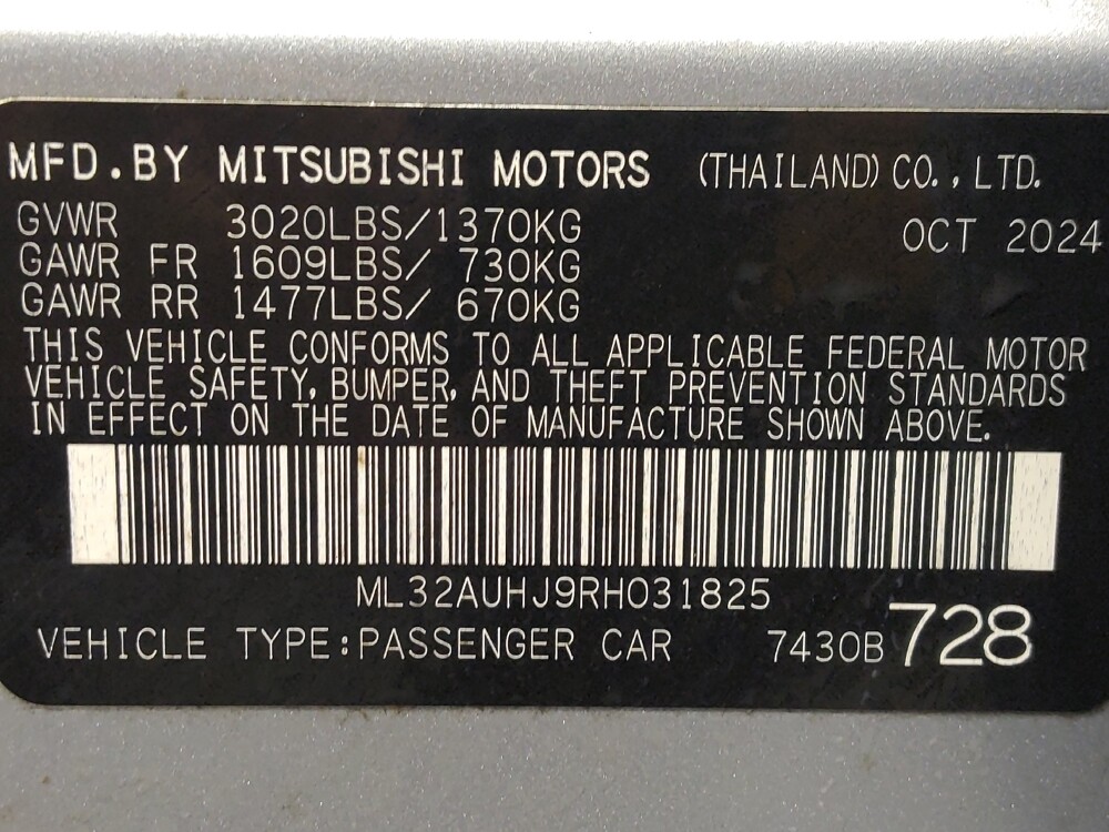 2024 Mitsubishi Mirage in Houston, TX 77060 - 18118706 33