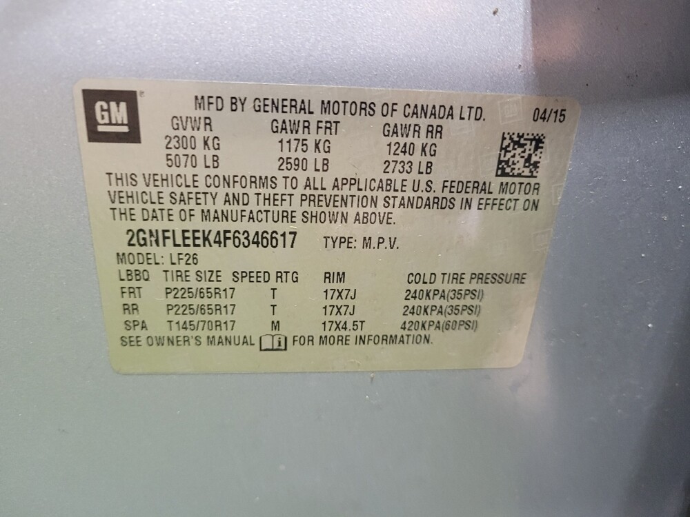 2015 Chevrolet Equinox in Columbus, OH 43228 - 18118711 33