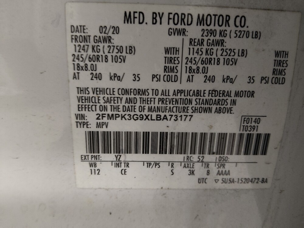 2020 Ford Edge in Union City, GA 30291 - 18118806 33