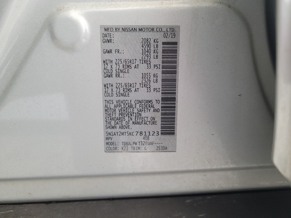 2019 Nissan Rogue in Union City, GA 30291 - 18118807 33