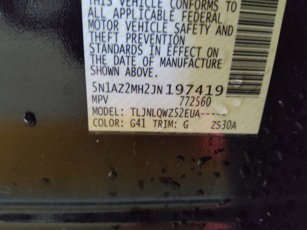 2018 Nissan Murano in Jackson, MS 39211 - 18118821 33