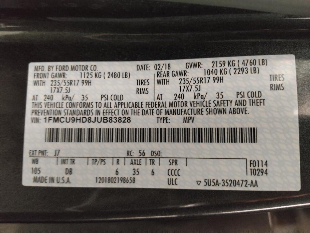 2018 Ford Escape in Fort Worth, TX 76116 - 18118835 33