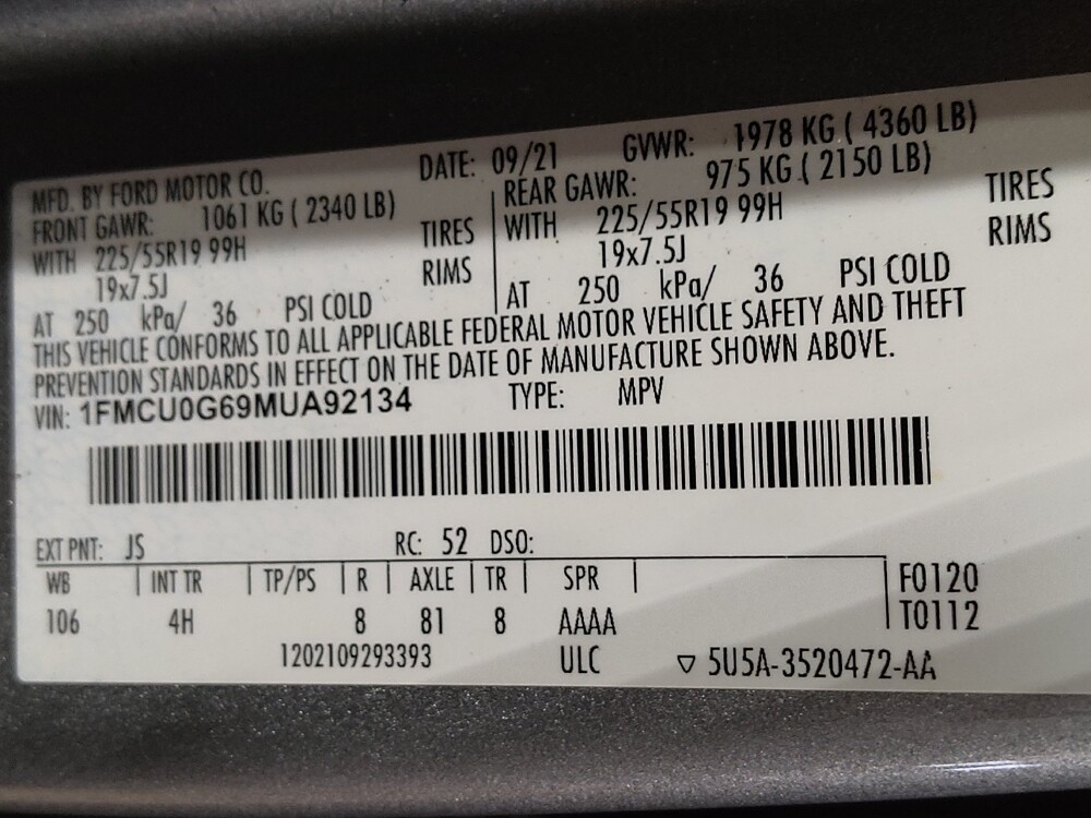 2021 Ford Escape in Arlington, TX 76011 - 18118841 33