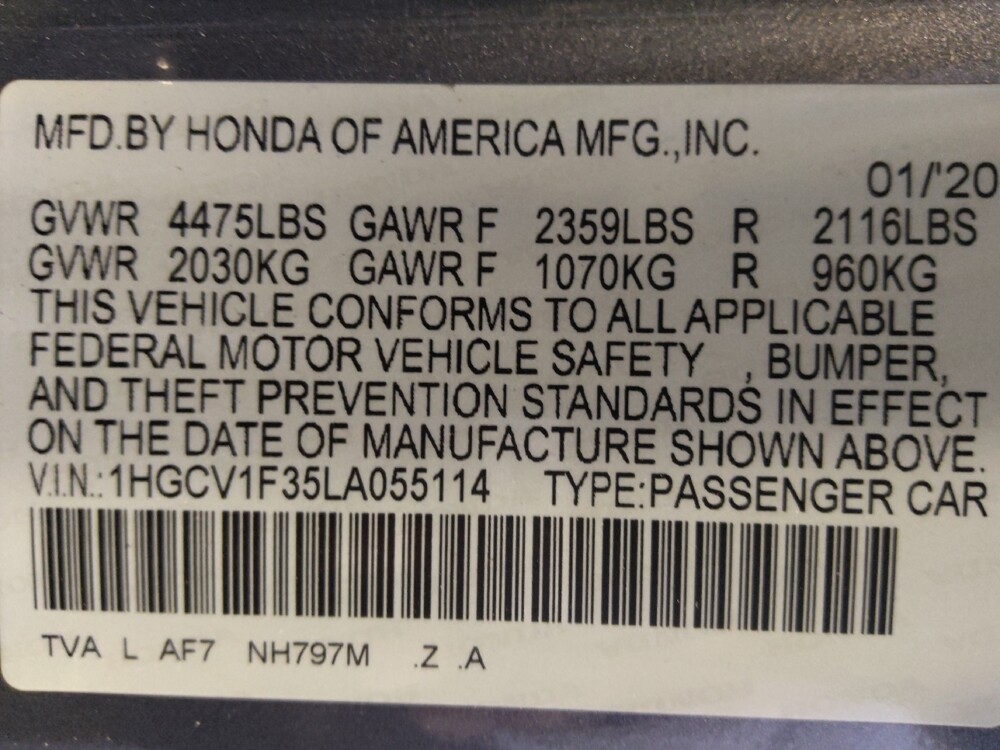 2020 Honda Accord in Albuquerque, NM 87123 - 18118865 33
