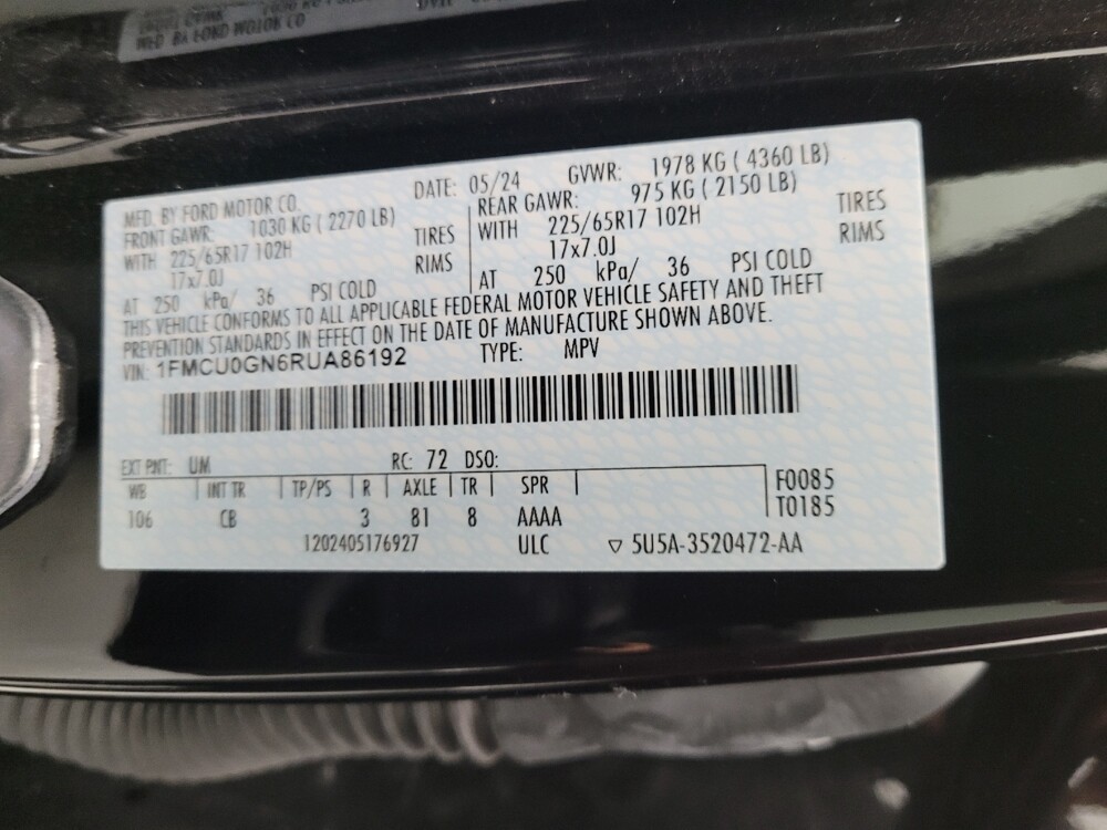 2024 Ford Escape in Las Vegas, NV 89104 - 18118868 33