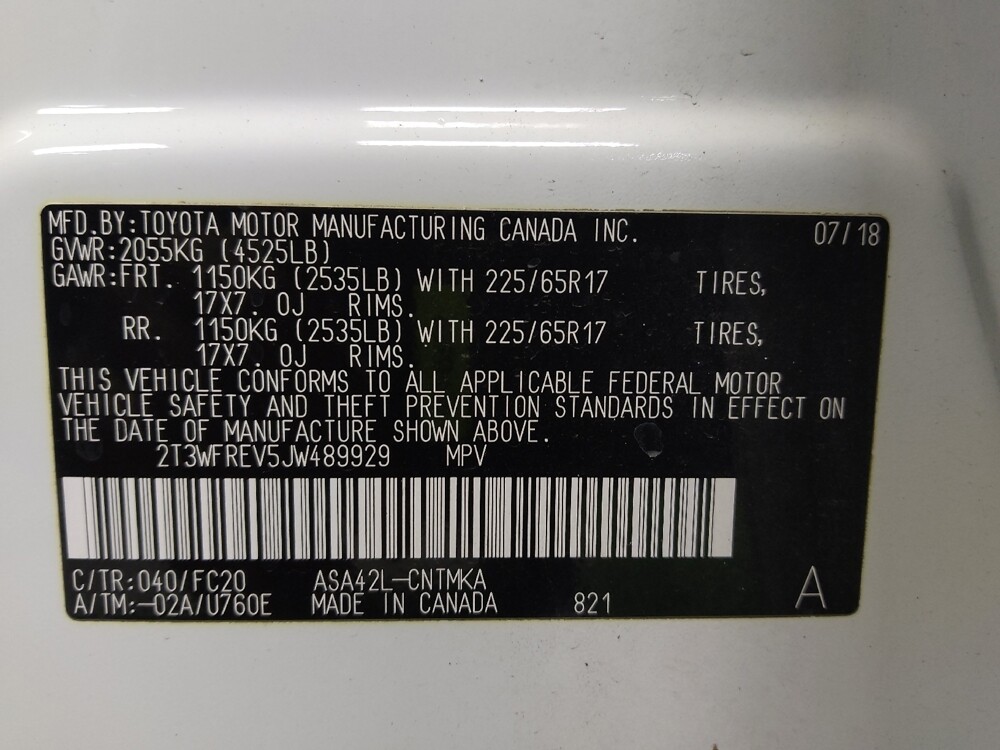 2018 Toyota RAV4 in Conway, SC 29526 - 18118871 33