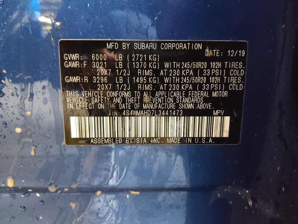 2020 Subaru Ascent in Tallahassee, FL 32304 - 18118872 33