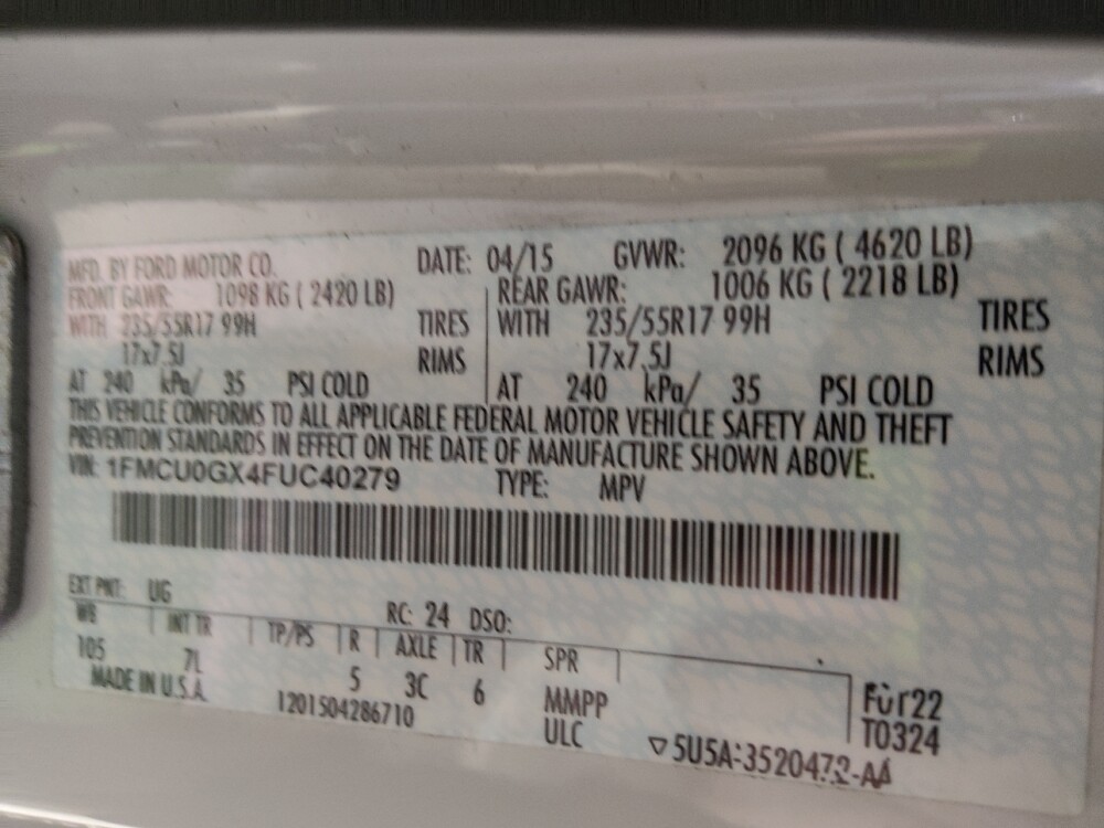 2015 Ford Escape in Lakeland, FL 33815 - 18118882 33