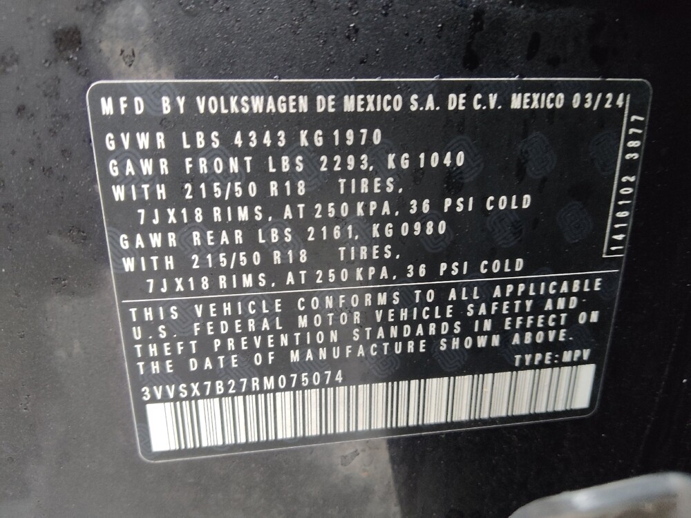 2024 Volkswagen Taos in Clearwater, FL 33764 - 18118891 33