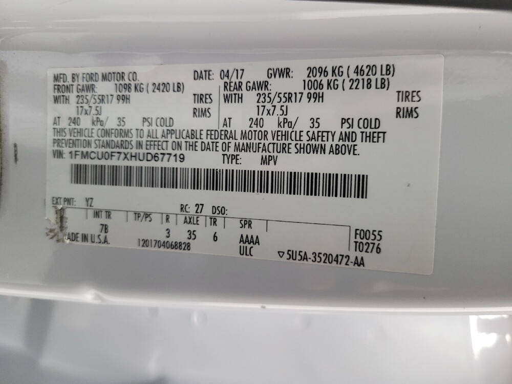 2017 Ford Escape in Las Vegas, NV 89102 - 18118893 33