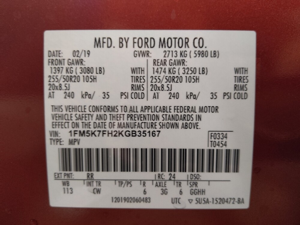 2019 Ford Explorer in Sanford, FL 32773 - 18118904 33