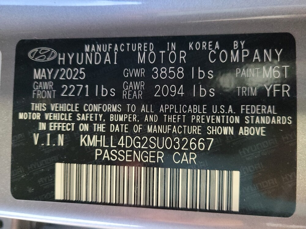 2025 Hyundai Elantra in Sanford, FL 32773 - 18118918 33