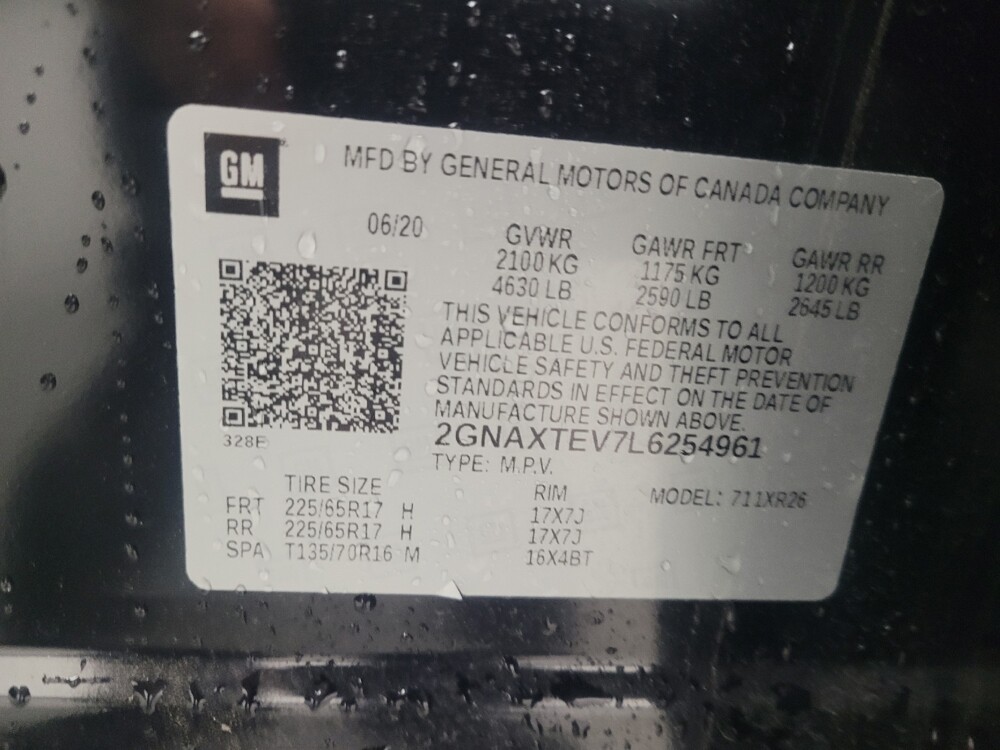 2020 Chevrolet Equinox in Memphis, TN 38115 - 18118945 33