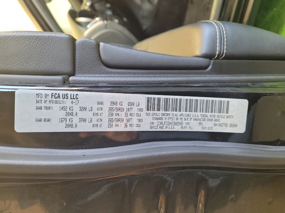 2017 Jeep Grand Cherokee in Toledo, OH 43617 - 18118980 33