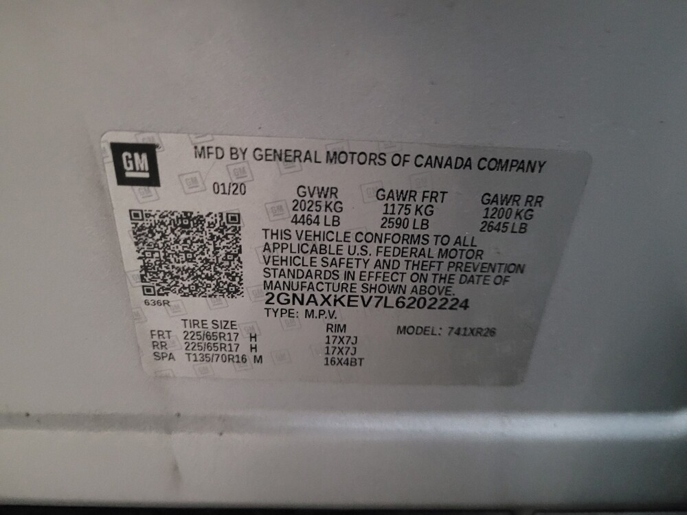 2020 Chevrolet Equinox in Henrico, VA 23223 - 18119001 33