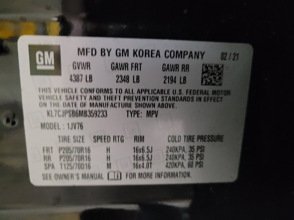 2021 Chevrolet Trax in Glen Burnie, MD 21061 - 18119012 33