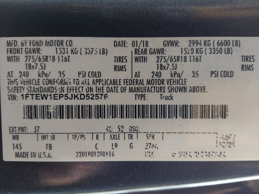 2018 Ford F150 in Temple, TX 76502 - 18119130 33