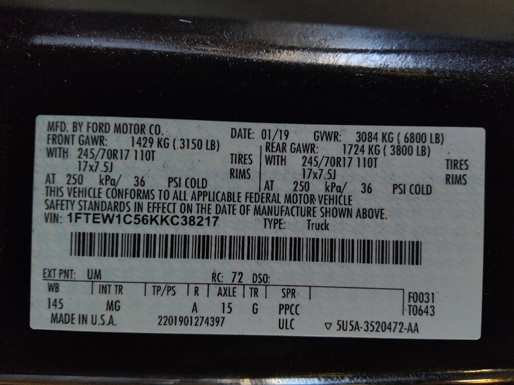 2019 Ford F150 in Jacksonville, FL 32210 - 18119300 33