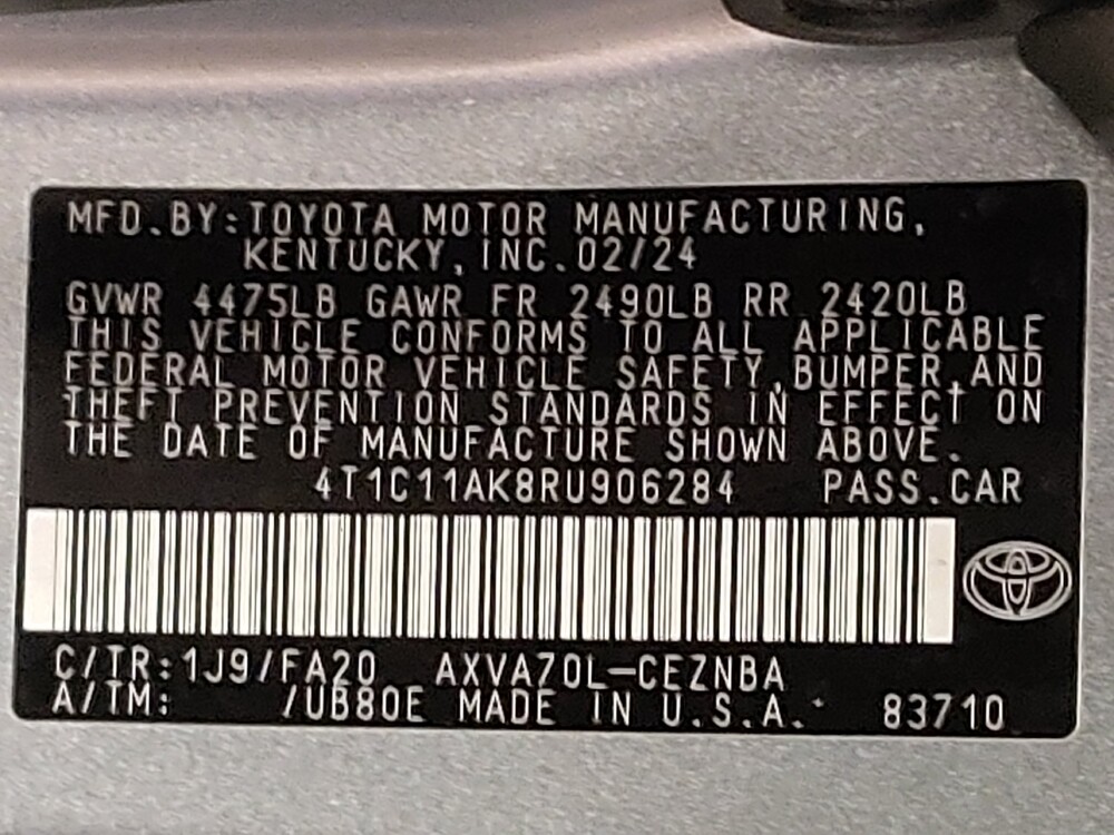 2024 Toyota Camry in Fort Worth, TX 76116 - 18119351 33