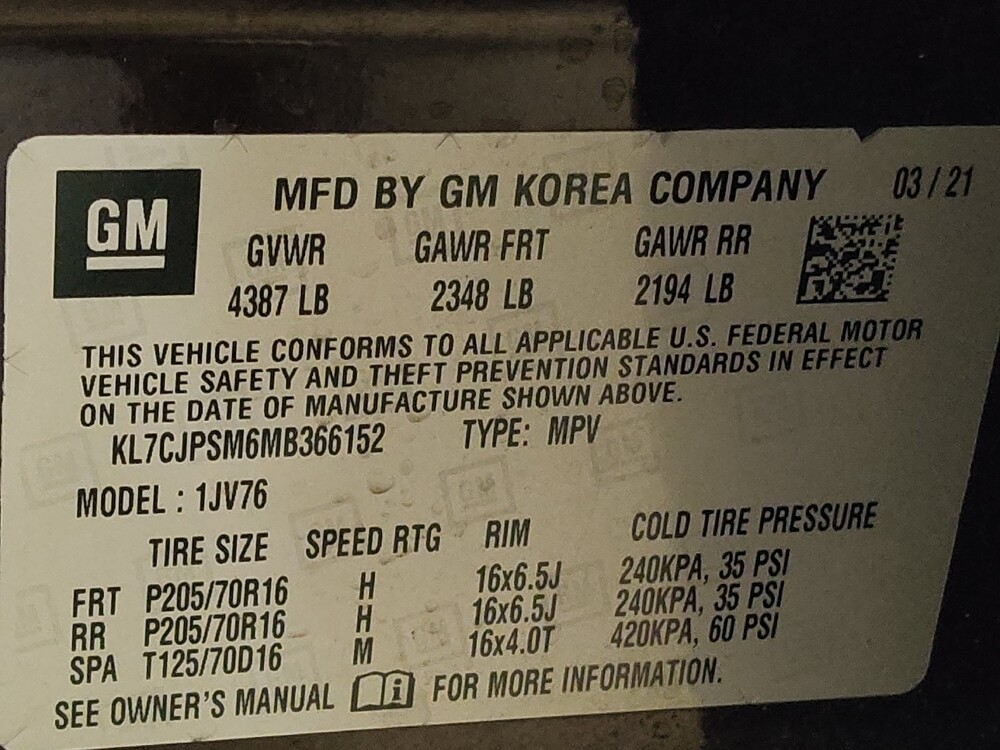 2021 Chevrolet Trax in Arlington, TX 76011 - 18119376 33