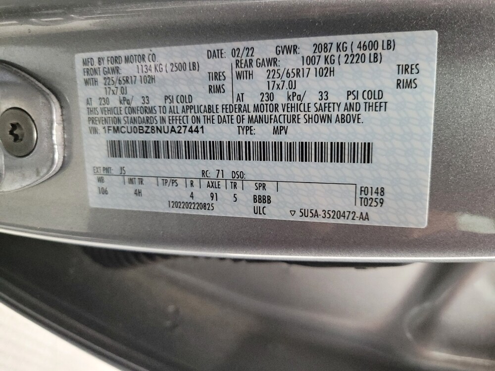 2022 Ford Escape in Reno, NV 89502 - 18119410 33