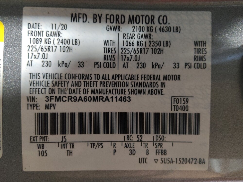 2021 Ford Bronco Sport in Kissimmee, FL 34744 - 18119425 33