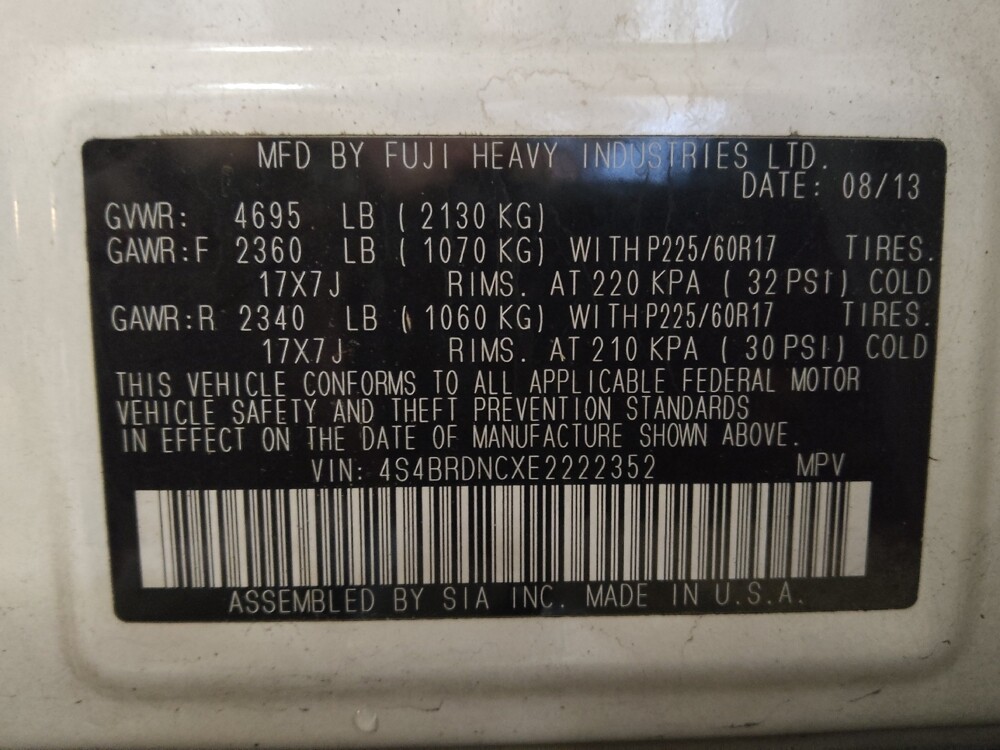 2014 Subaru Outback in Mobile, AL 36606 - 18119430 33