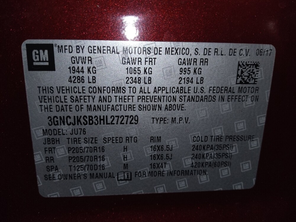 2017 Chevrolet Trax in Gainesville, FL 32609 - 18119438 33