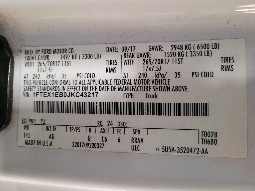 2018 Ford F150 in Jacksonville, FL 32210 - 18119439 33