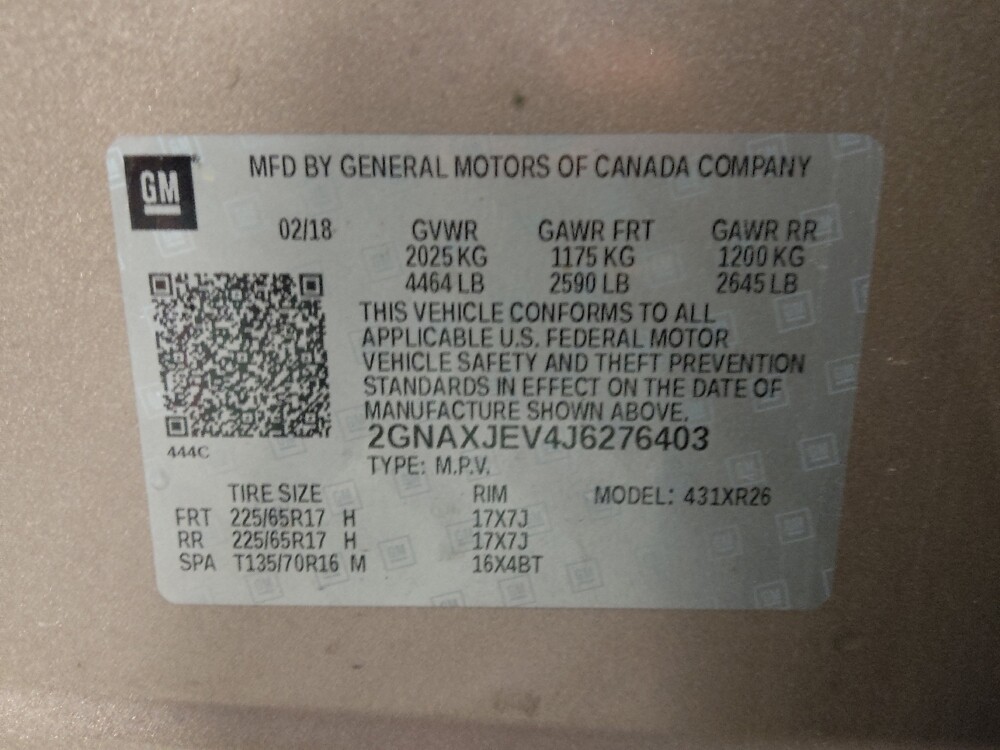 2018 Chevrolet Equinox in Greenville, NC 27834 - 18119469 33