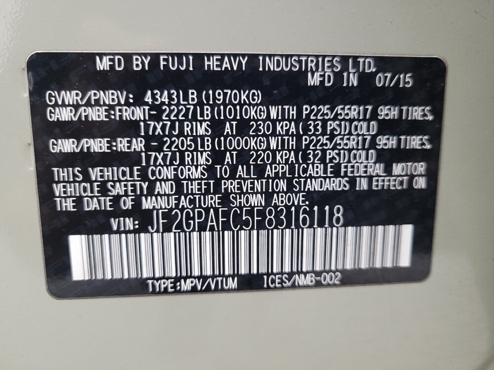 2015 Subaru XV Crosstrek in Memphis, TN 38115 - 18119491 33