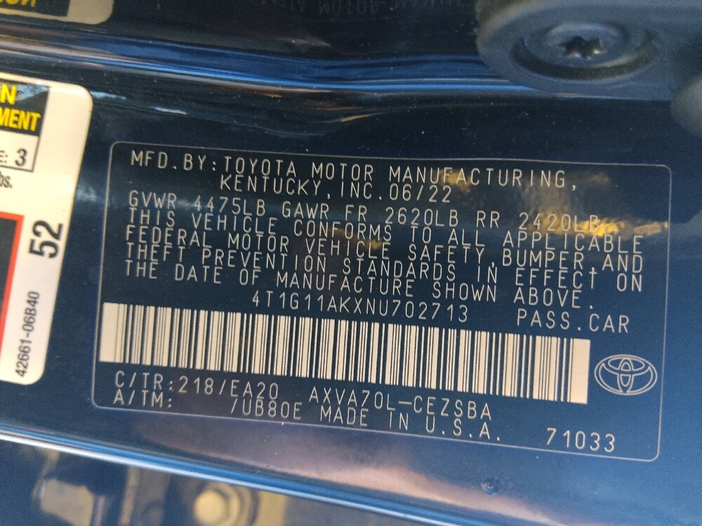 2022 Toyota Camry in San Antonio, TX 78238 - 18119500 33