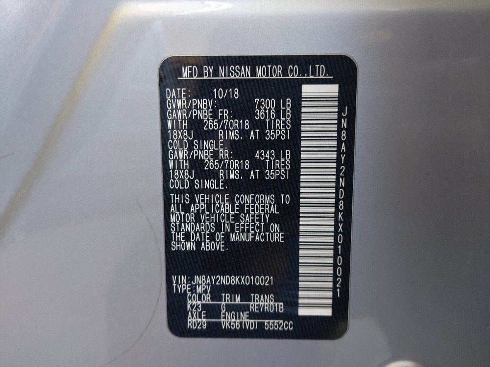 2019 Nissan Armada in Tyler, TX 75701 - 18119508 33