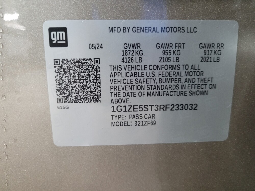 2024 Chevrolet Malibu in Union City, GA 30291 - 18119561 33