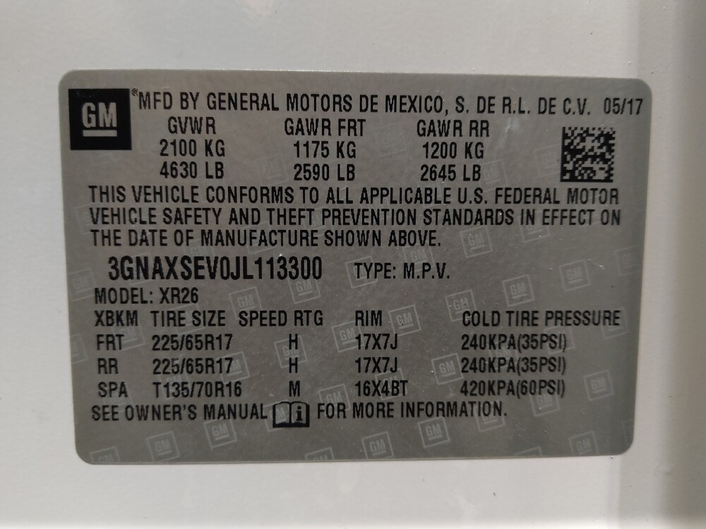 2018 Chevrolet Equinox in Pensacola, FL 32505 - 18119569 33