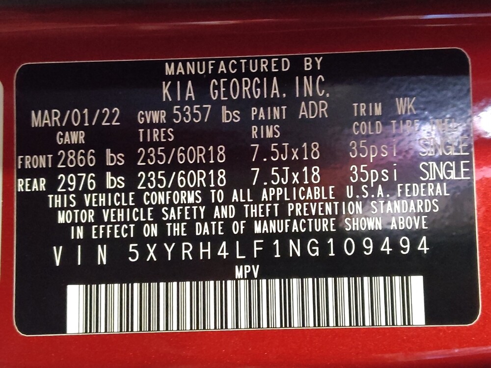 2022 Kia Sorento in Pensacola, FL 32505 - 18119576 33