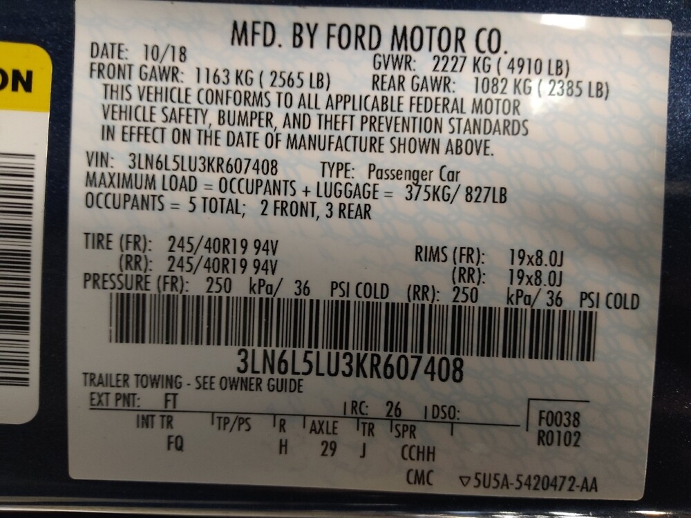 2019 Lincoln MKZ in Arlington, TX 76011 - 18119608 33