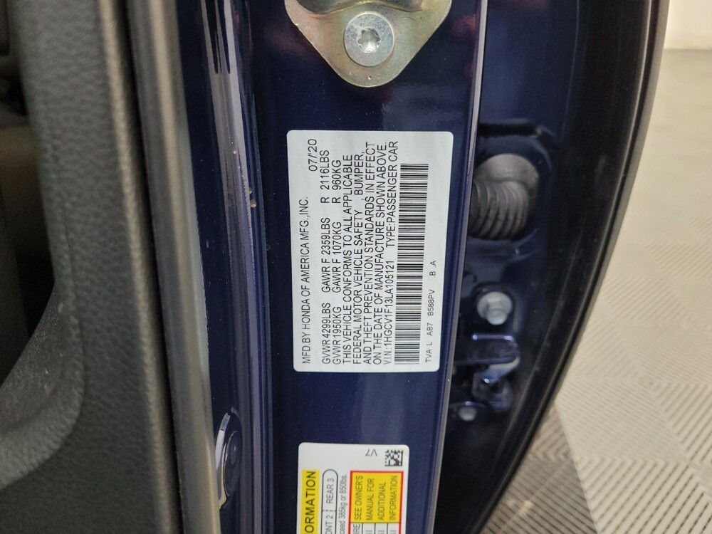 2020 Honda Accord in Allentown, PA 18103 - 18119617 33