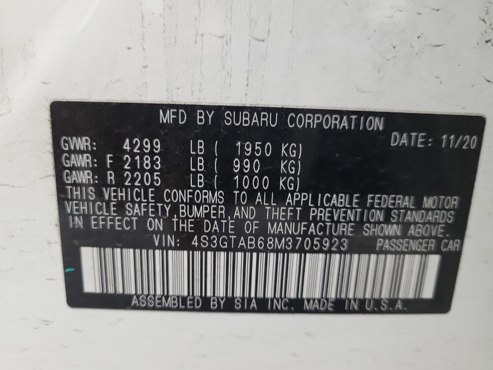 2021 Subaru Impreza in Glendale, AZ 85301 - 18119693 33