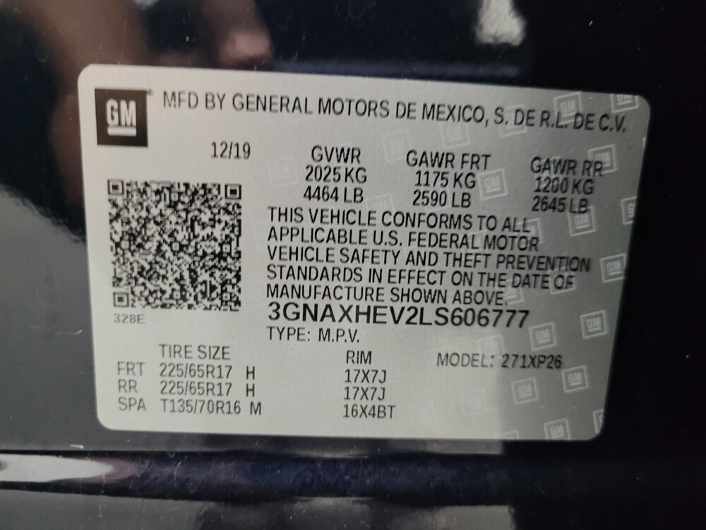 2020 Chevrolet Equinox in Tucson, AZ 85705 - 18119694 33