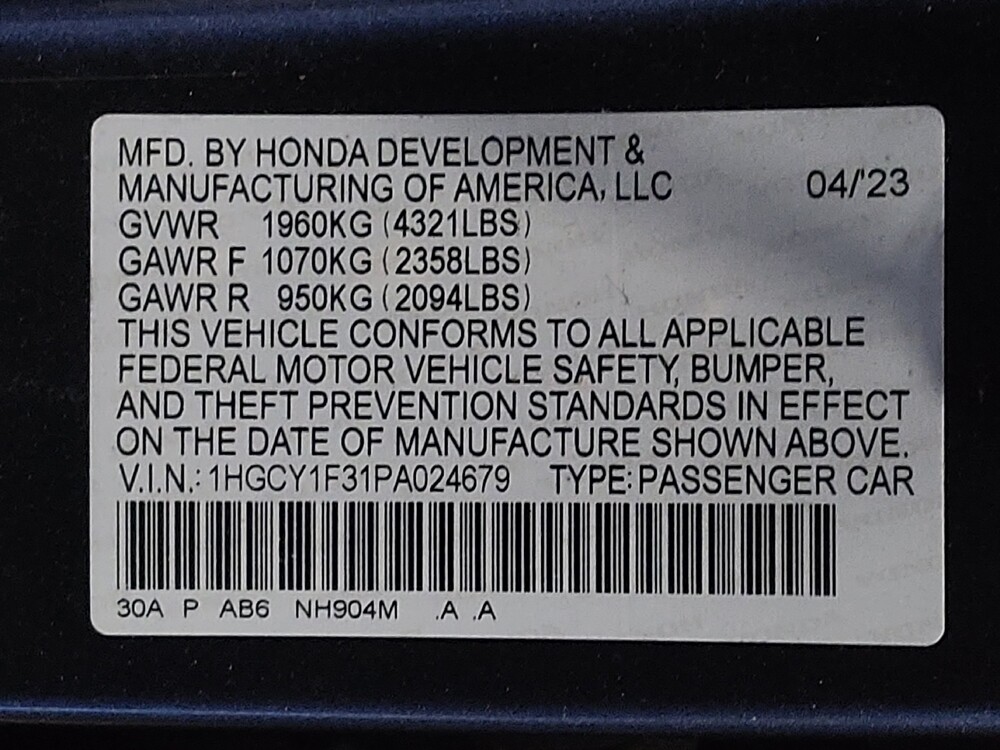 2023 Honda Accord in Jacksonville, FL 32210 - 18119700 33