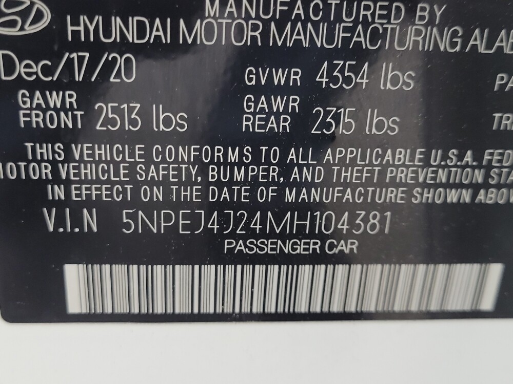 2021 Hyundai Sonata in Las Vegas, NV 89104 - 18119732 33